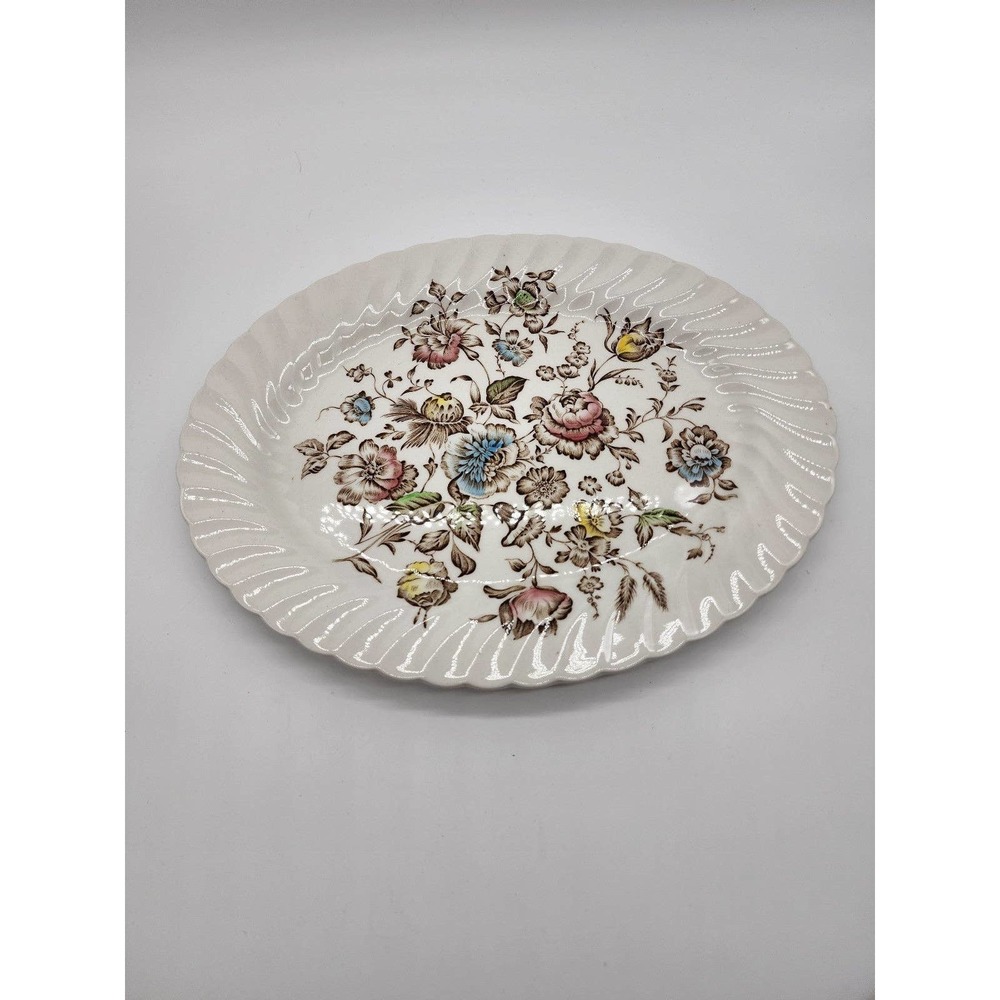 Johnson Brothers Staffordshire Bouquet Oval Serving Plate